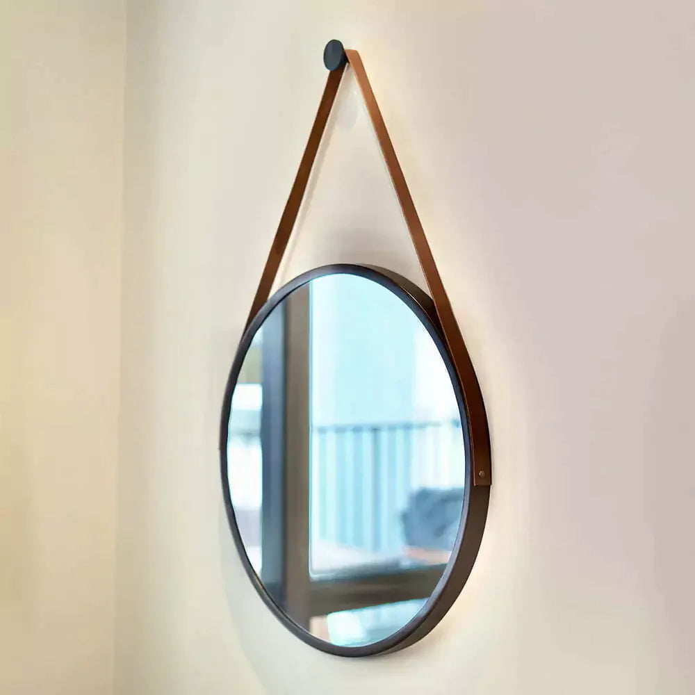 Miroir métallique Adnet.