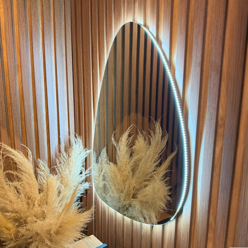 Miroir organique fin avec LED