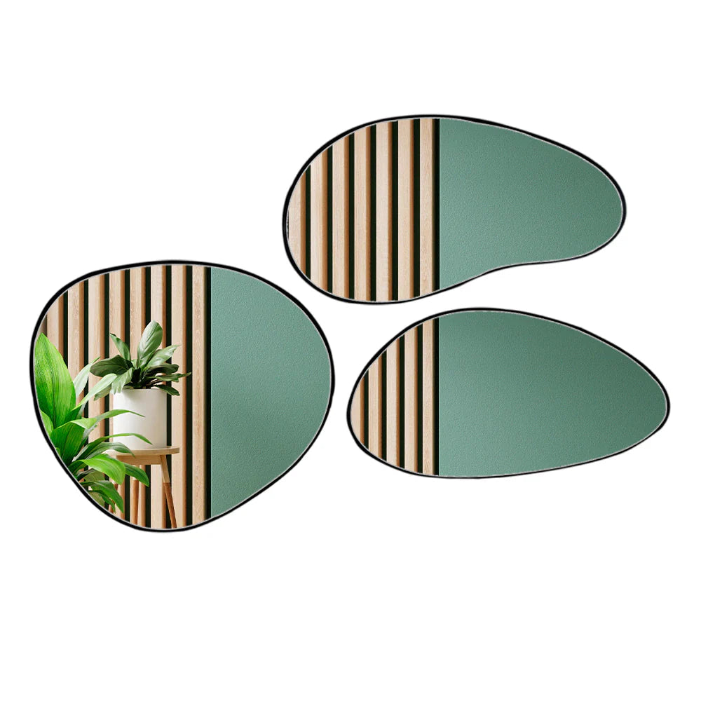 Composition miroir gouttes II 180x130cm Center Kasa