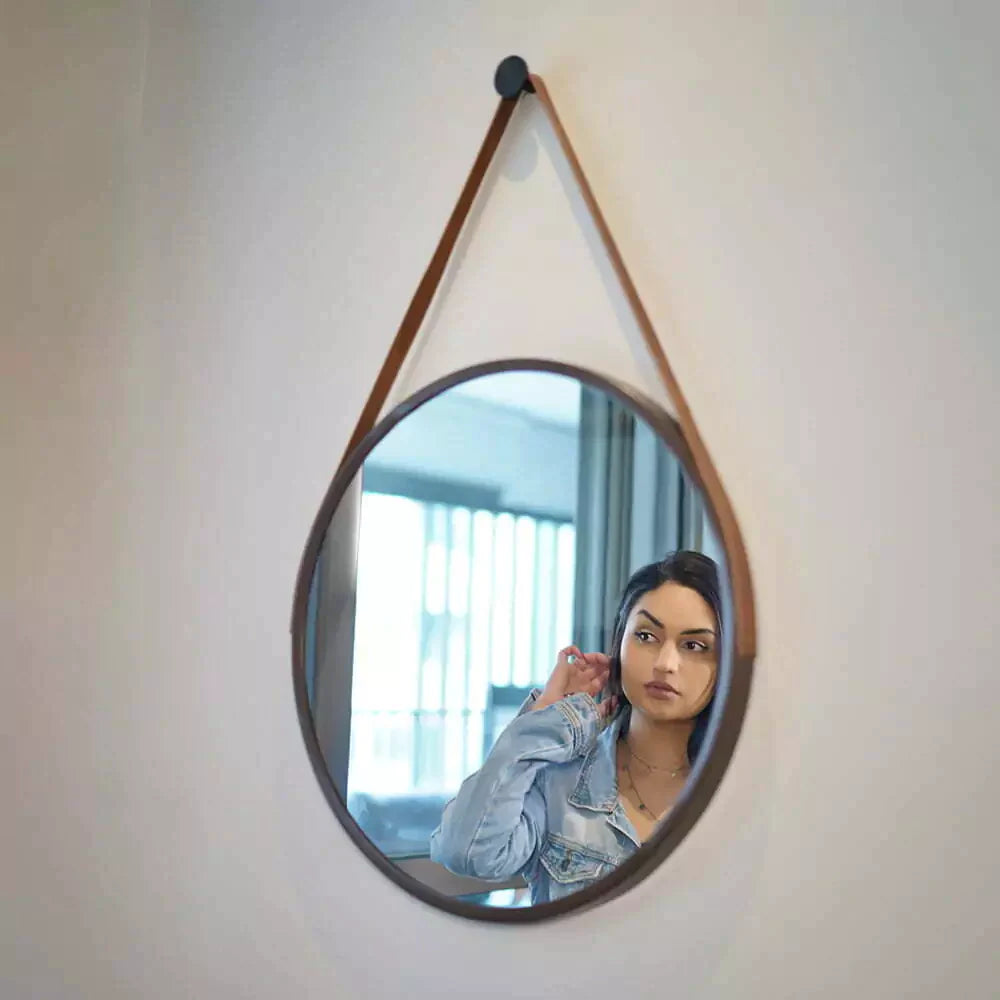 Miroir métallique Adnet.