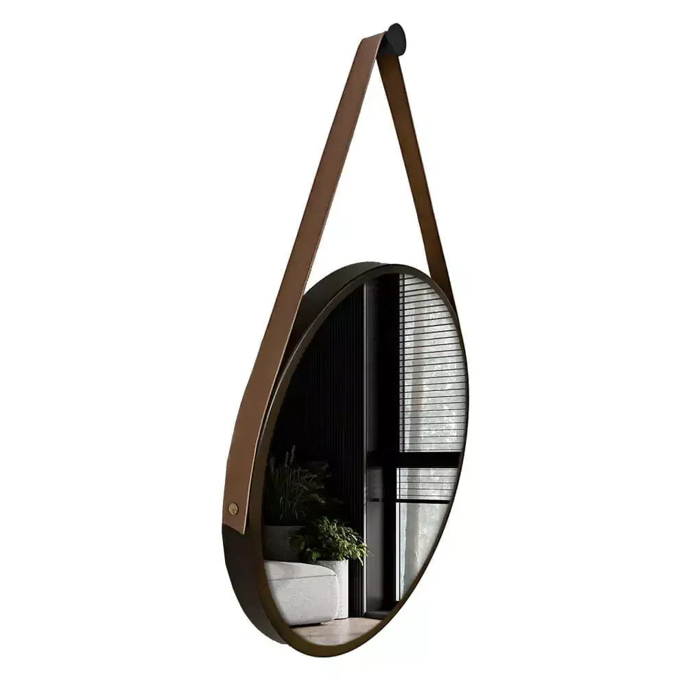 Miroir métallique Adnet.